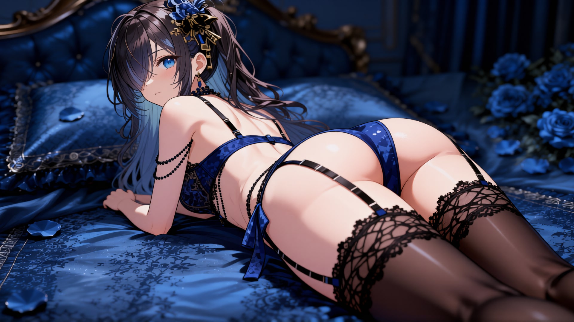 黒髪少女と水着　その8-3