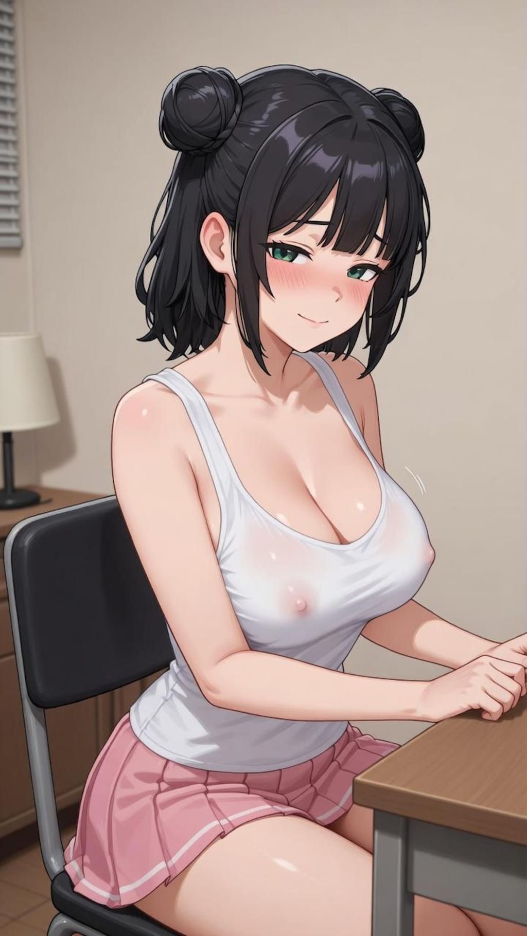 タンクトップの女の子