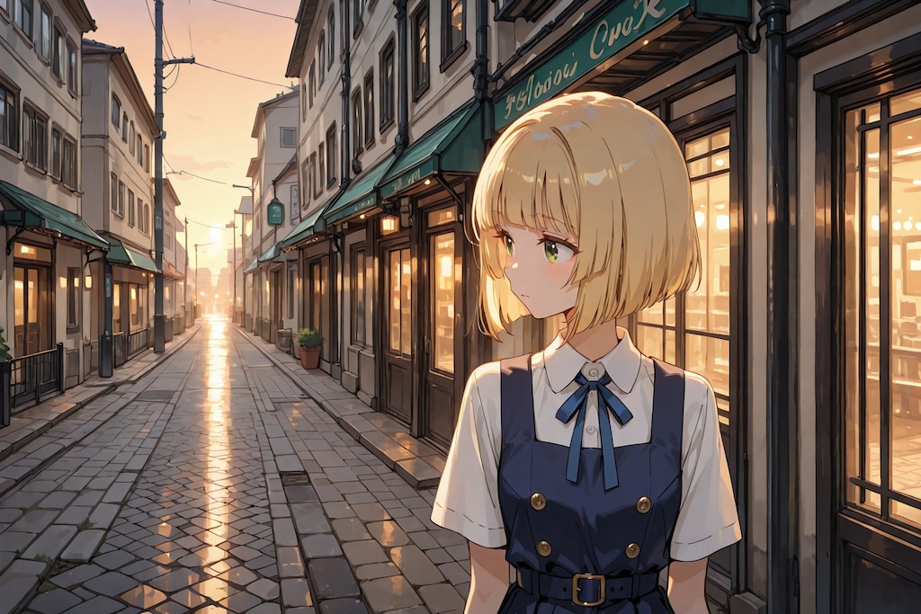 夕日