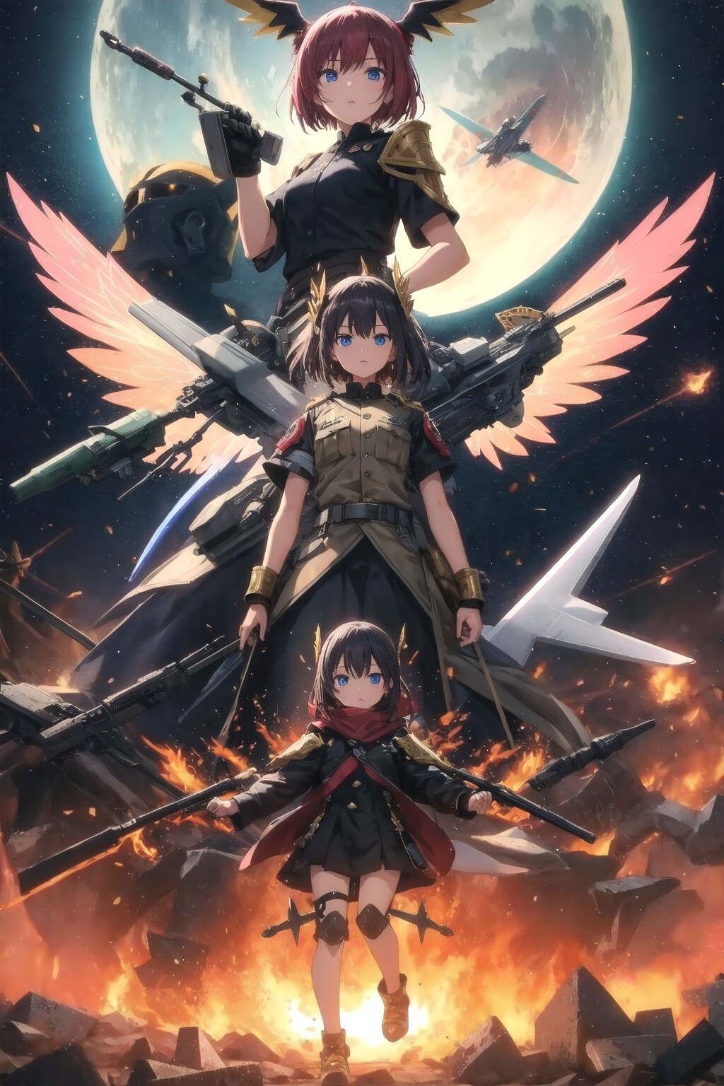 天空の標的1 サイボーグ戦士の復活 | の人気AIイラスト・グラビア