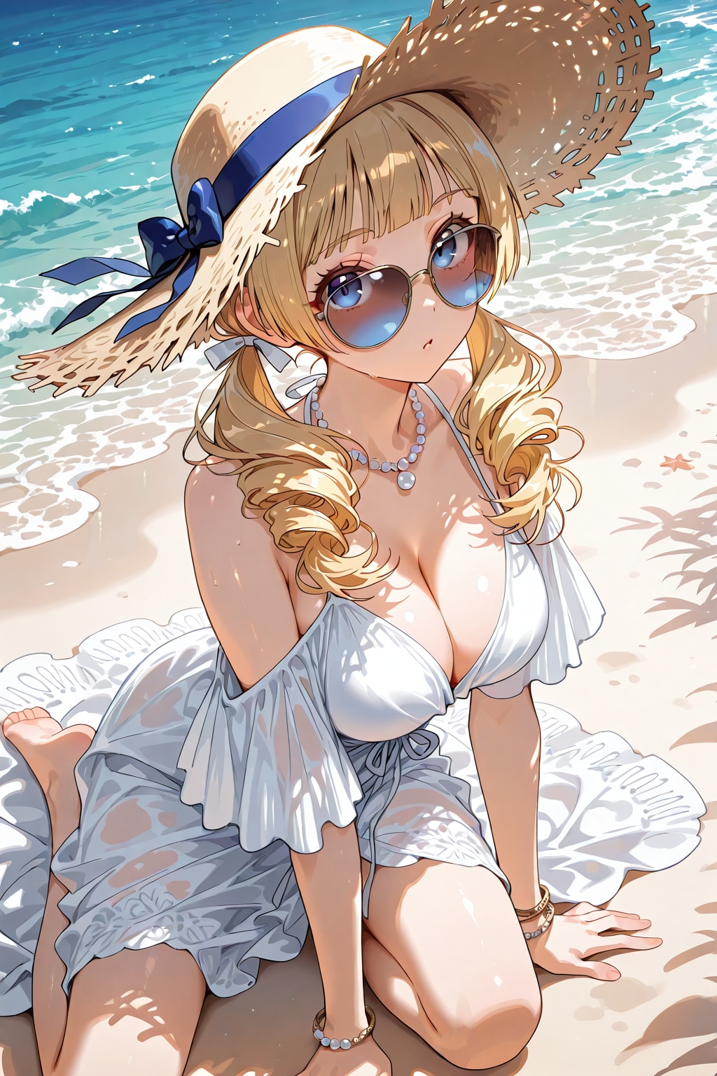 海辺の少女