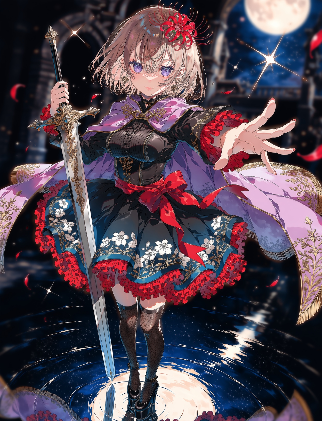ゴスロリ風のお姉さん