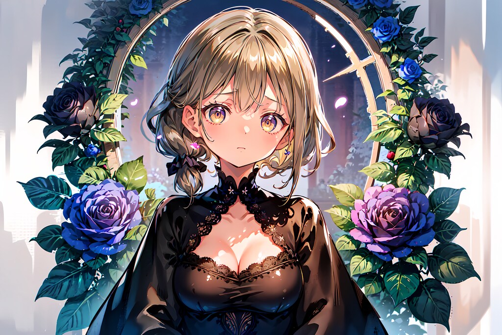薔薇と少女と