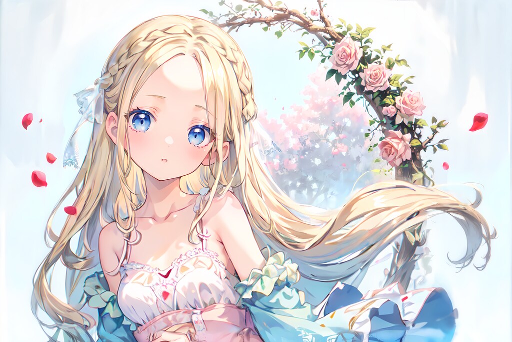 薔薇と少女と