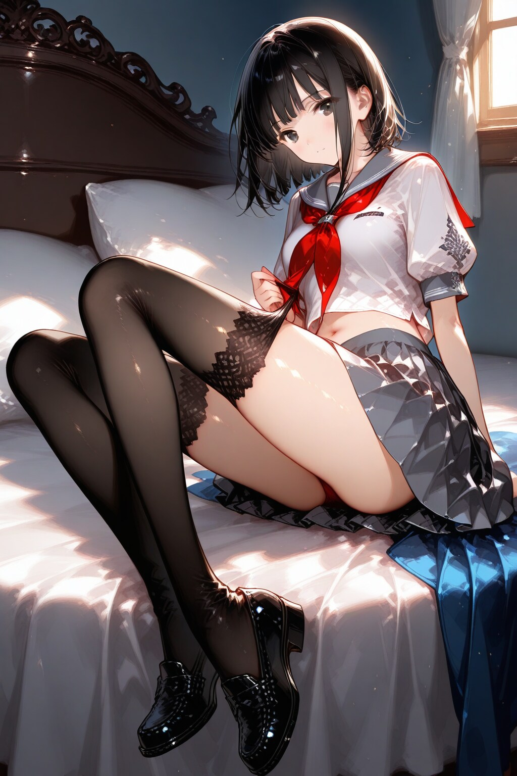 絶対領域見たいって?