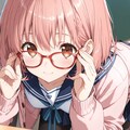 red frame glasses 4枚目
