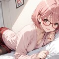 red frame glasses 2枚目
