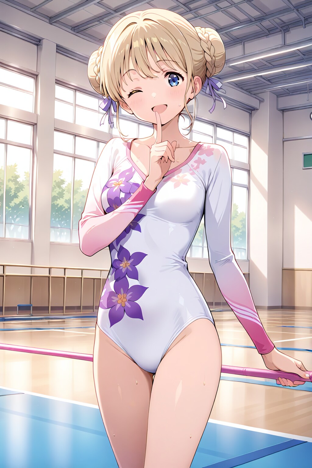 新体操部の瑛梨ちゃん（プロンプト改変版その3）