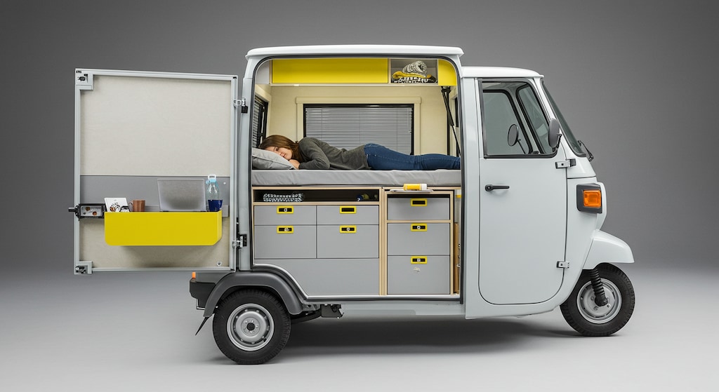 オート三輪キャンピングカー