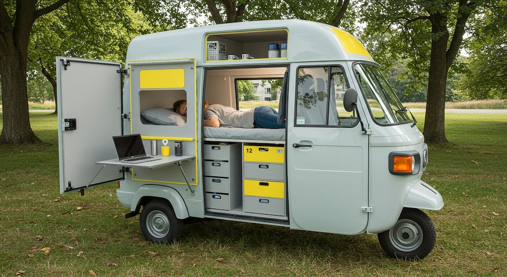 オート三輪キャンピングカー