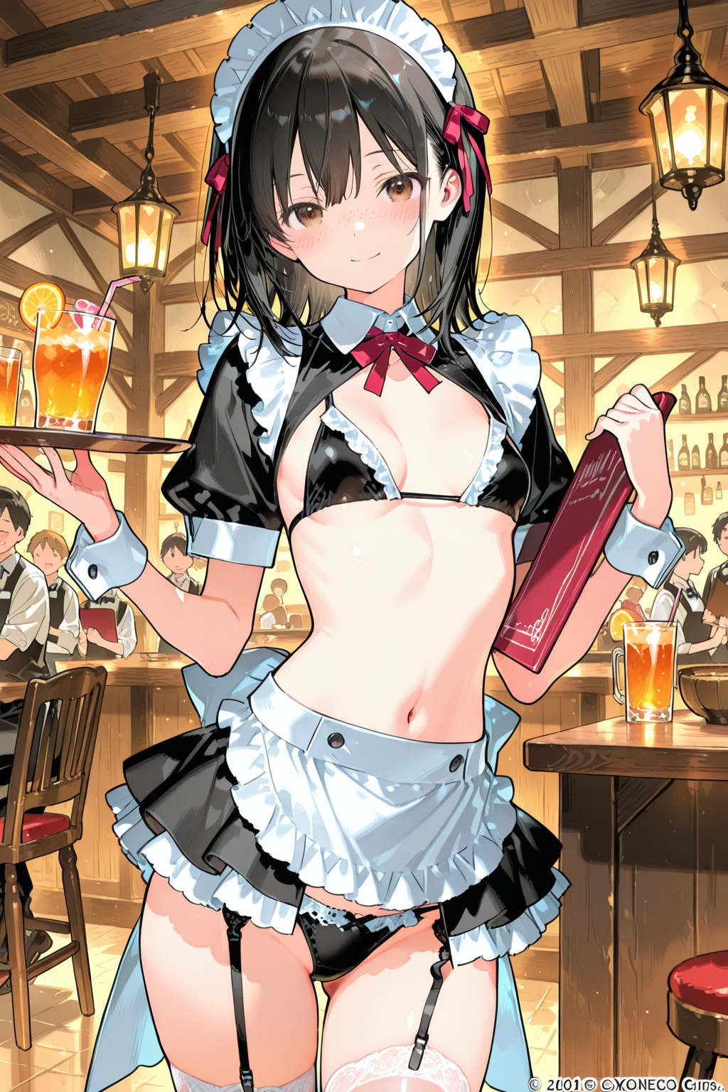 セクシーウェイトレスな水瀬美湖ちゃん