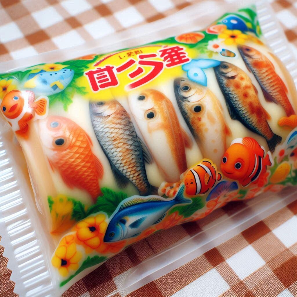 魚肉ソーセージの痕跡