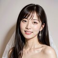 ウエディングドレス彼女 3枚目