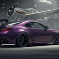 パープルカラーGR86のドリ車と軍用機 2枚目