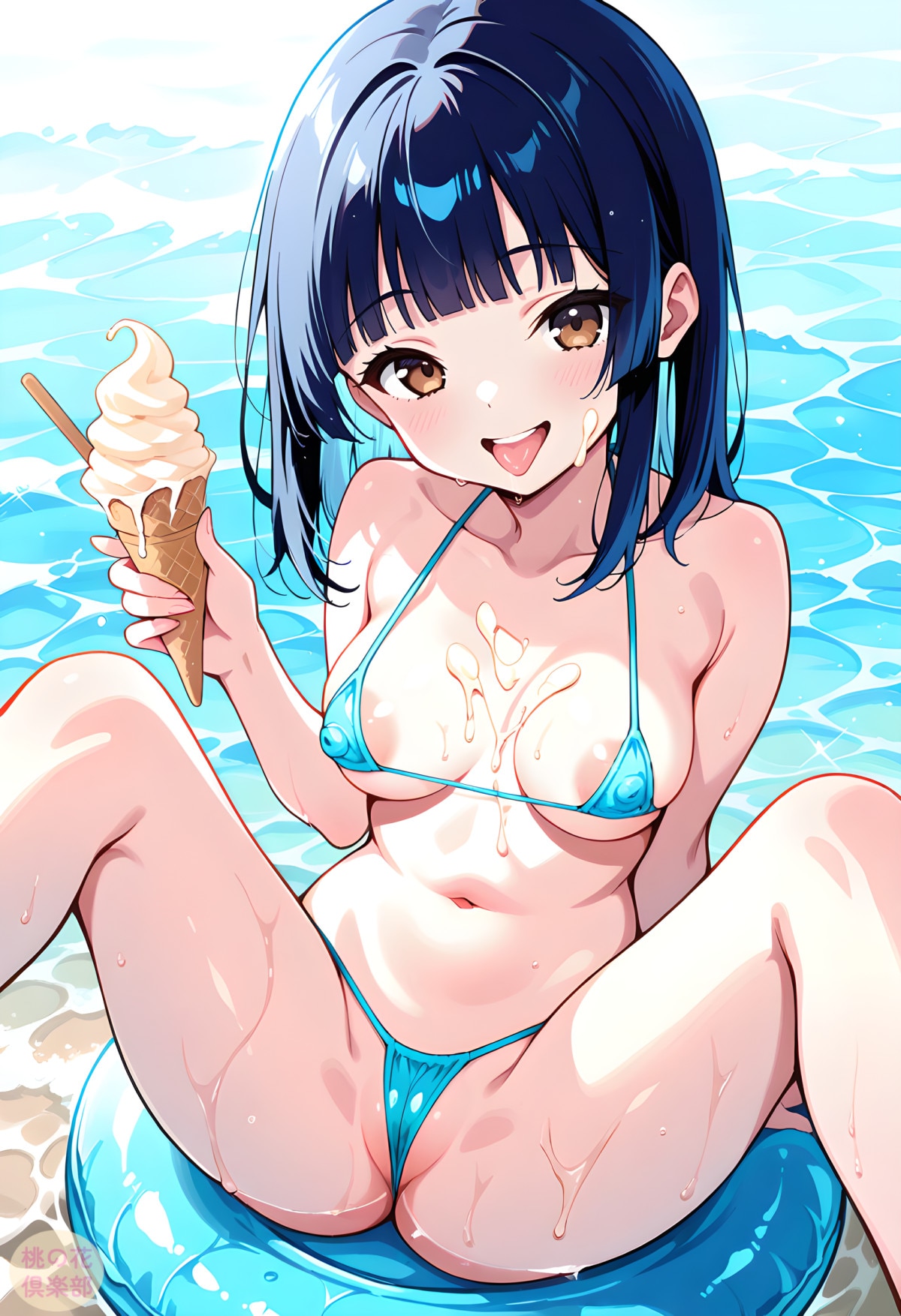 ビーチの裏垢女子ちゃん
