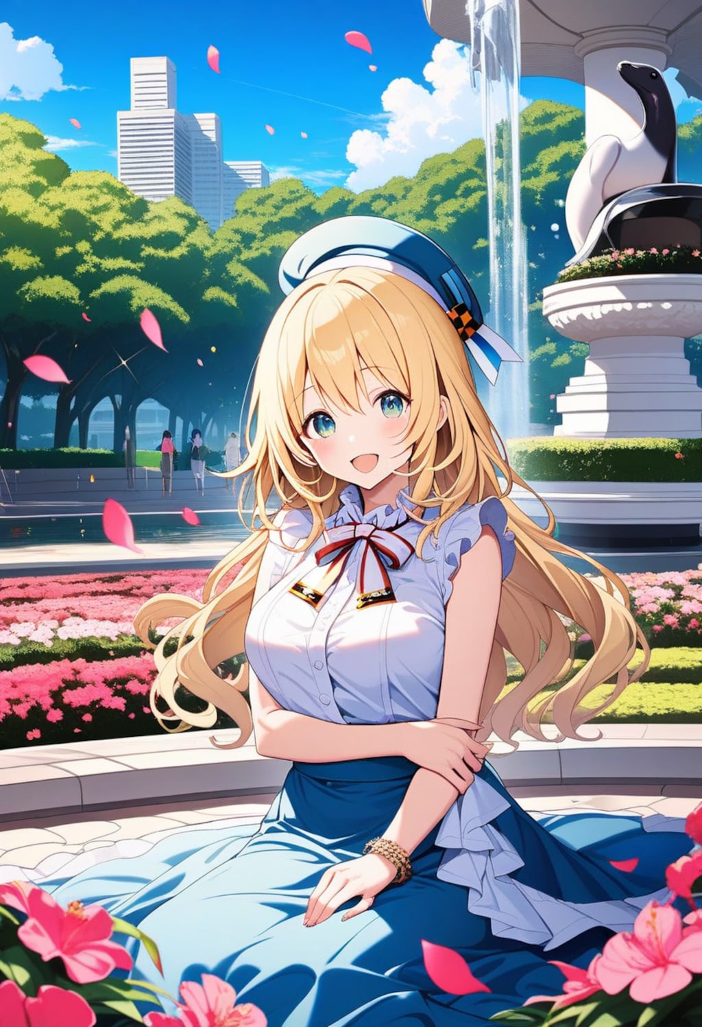 艦これ愛宕（噴水⛲️）