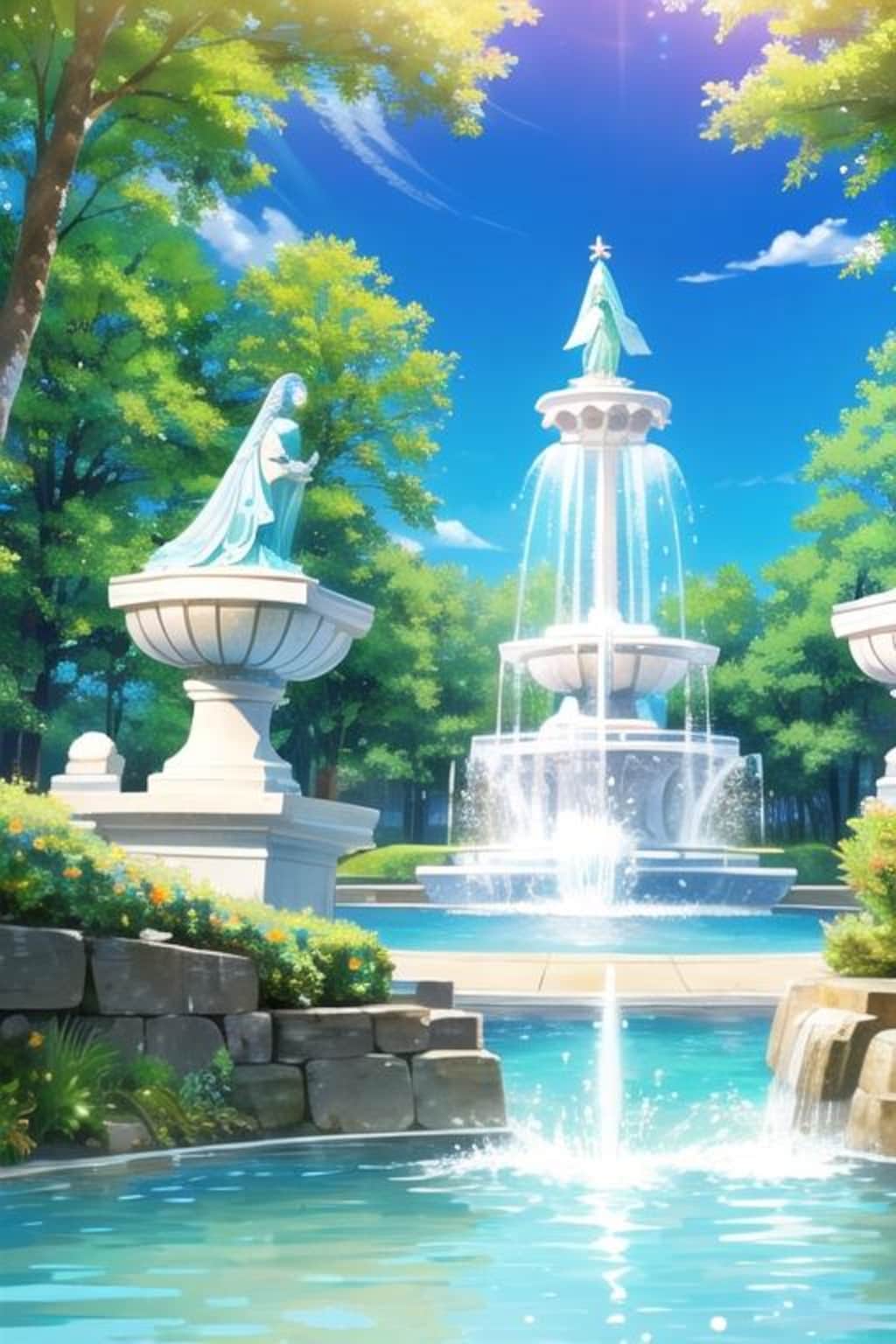 艦これ愛宕（噴水⛲️）