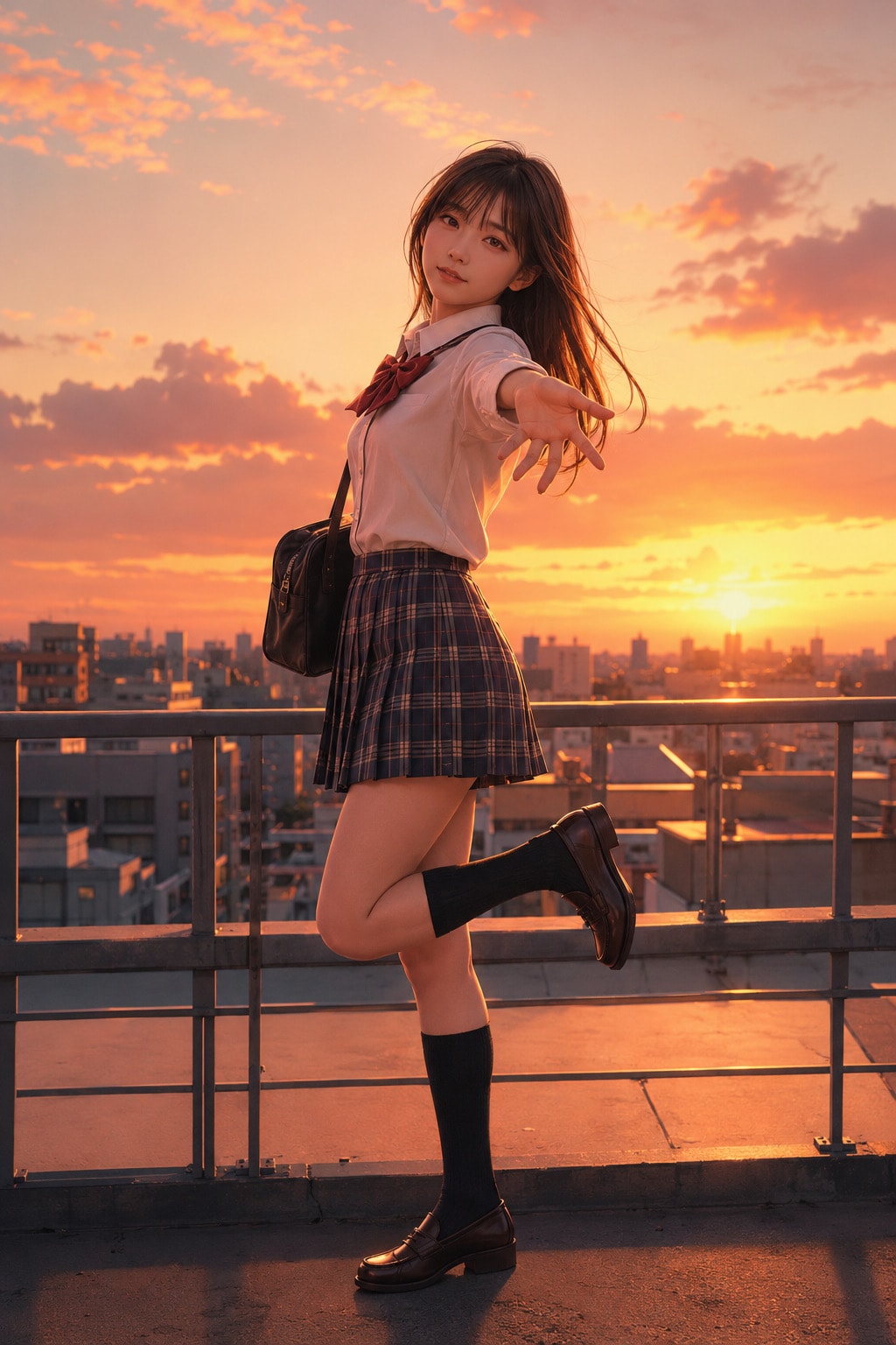 夕暮れ