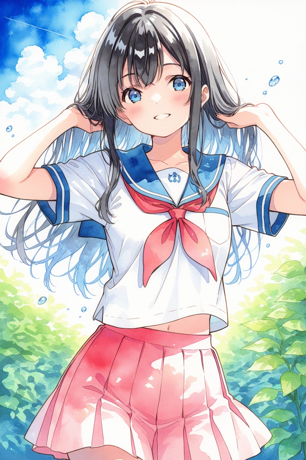 夏の少女 | の人気AIイラスト・グラビア