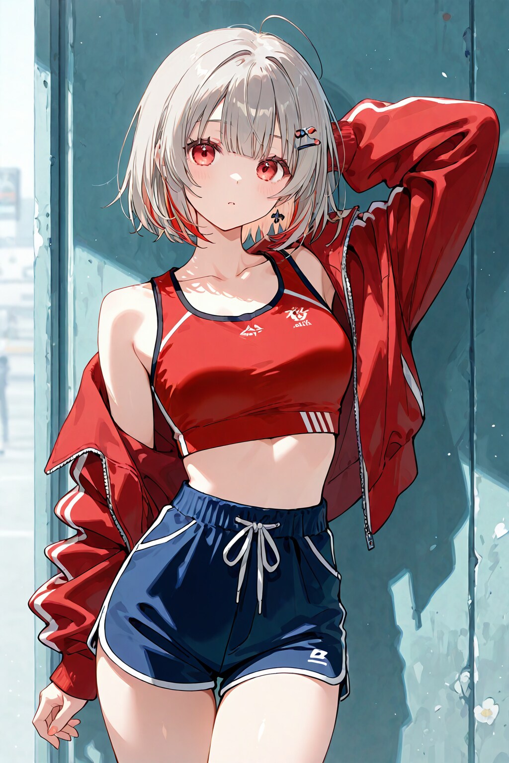 ジャージを着た少女