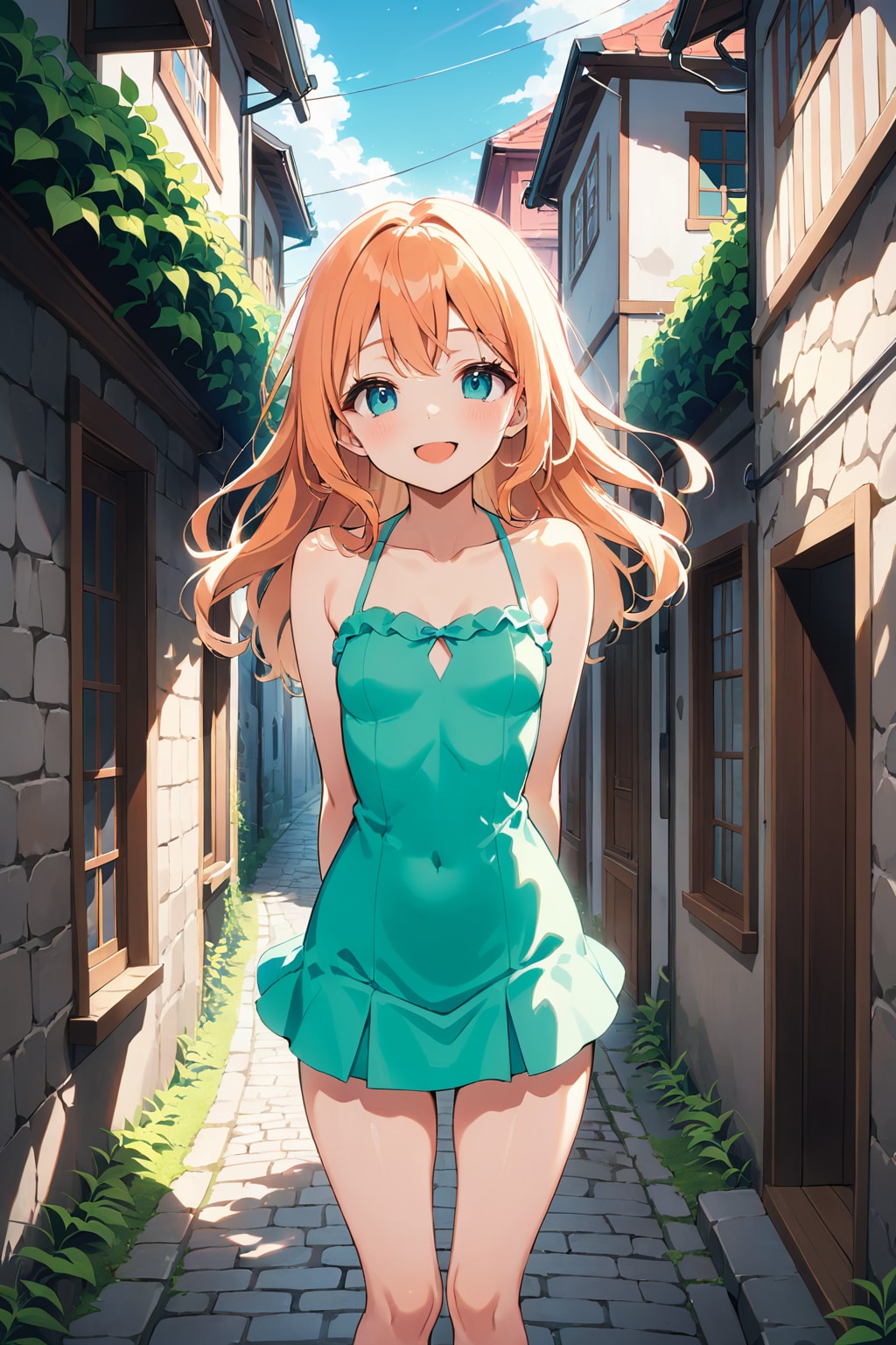 【EMERALD】異世界召喚されたオレの受難 ＃親切な町娘の服が、眼福すぎて直視できない件