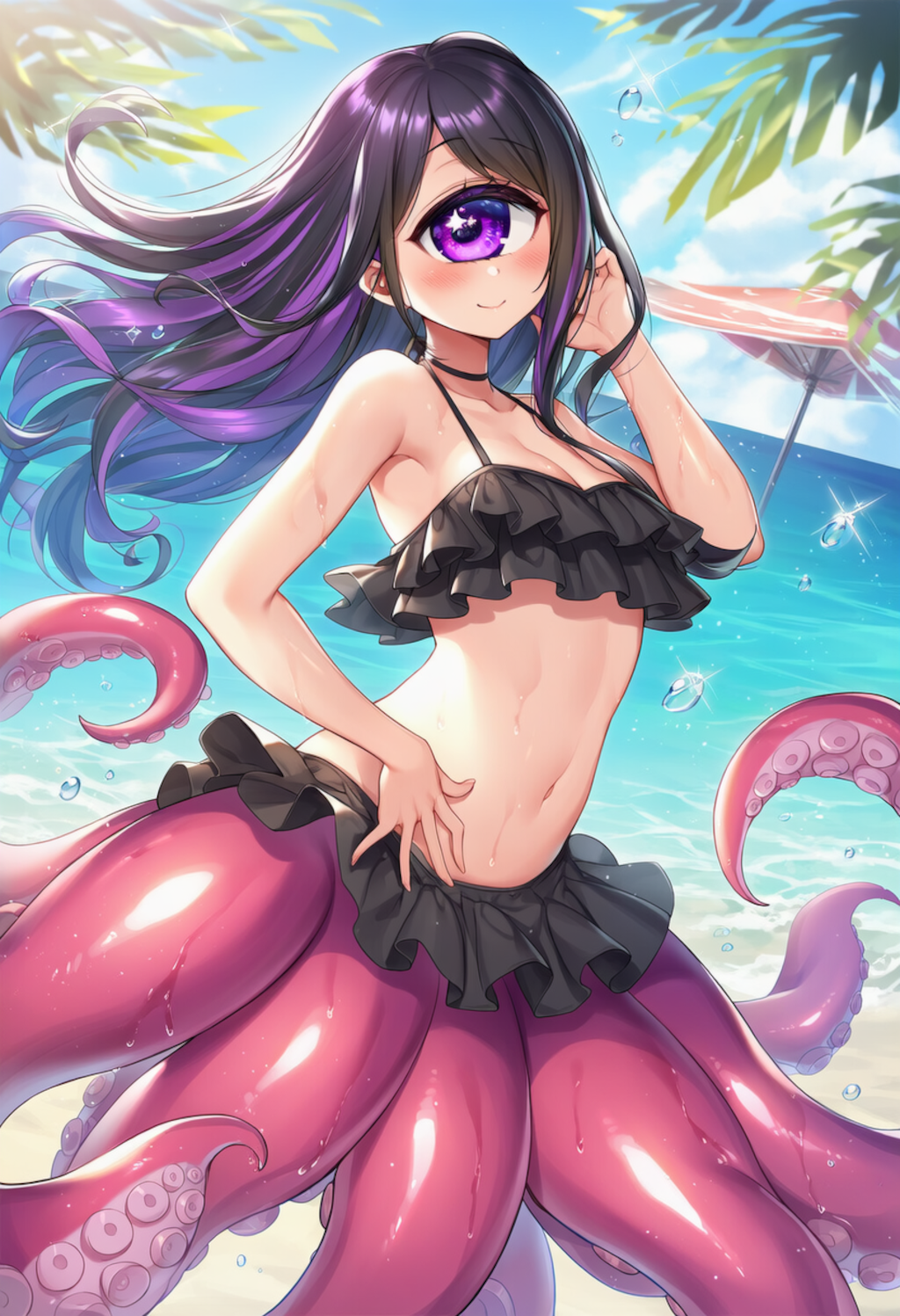 単眼スキュラ　水着で