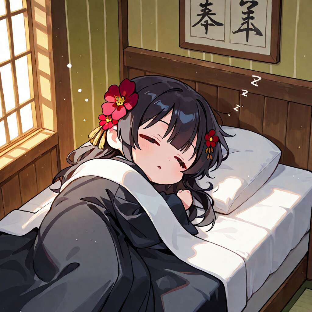 お休みのミニトキヒメ😪