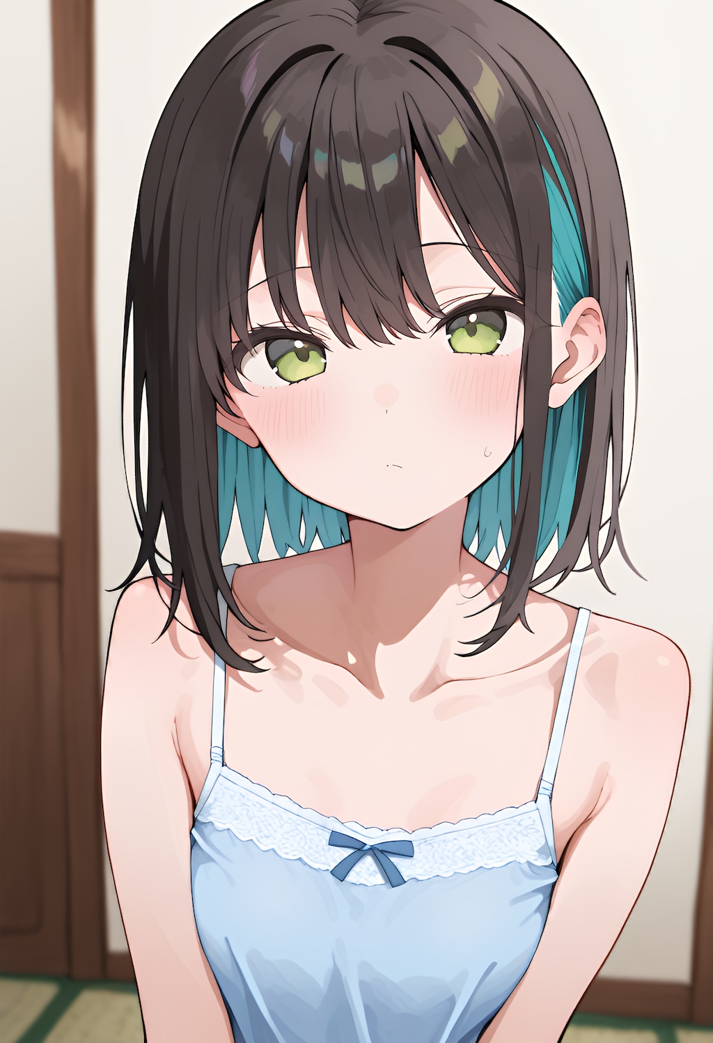 キャミソール姿