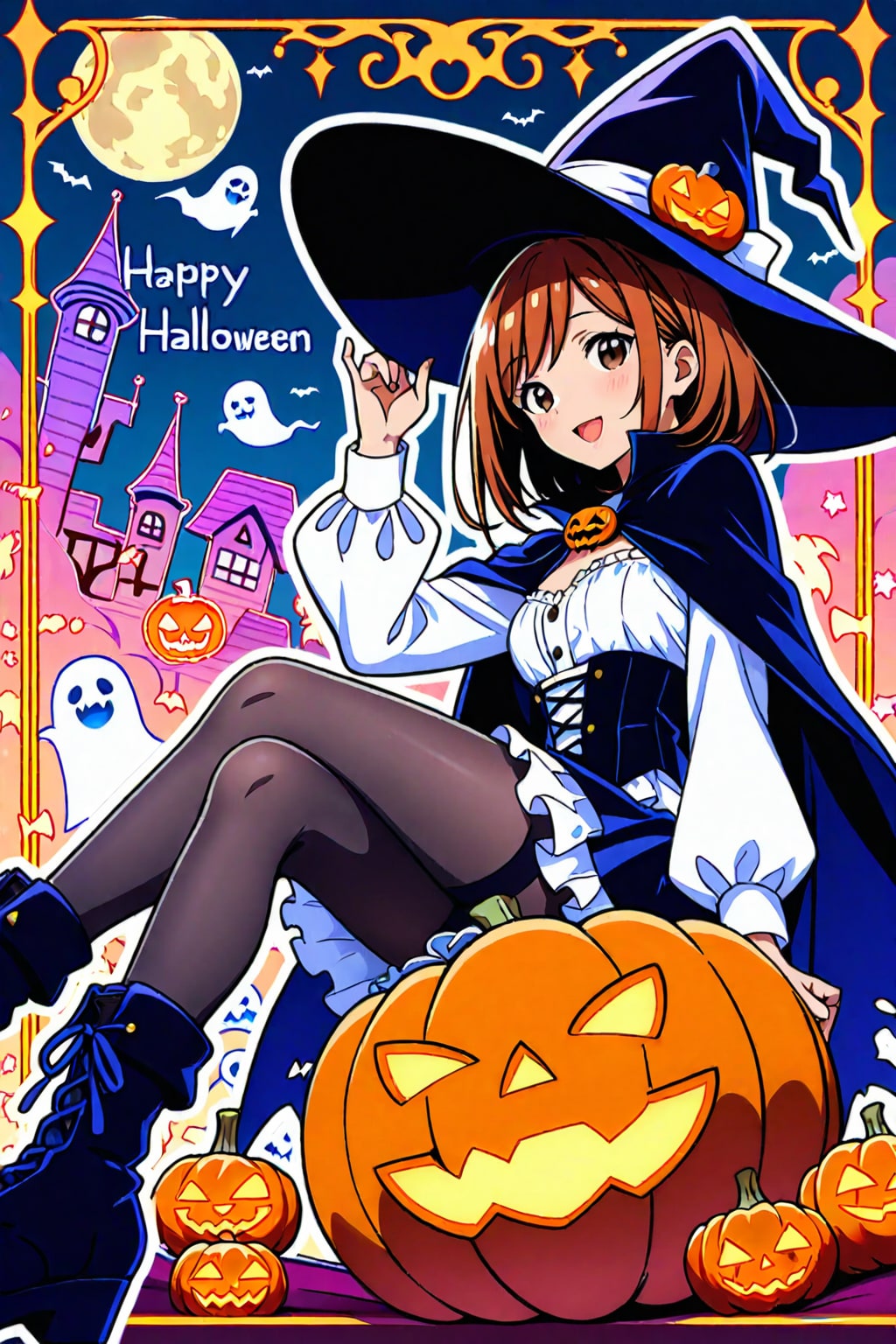 ハロウィンの夜 2025　その９ | の人気AIイラスト・グラビア