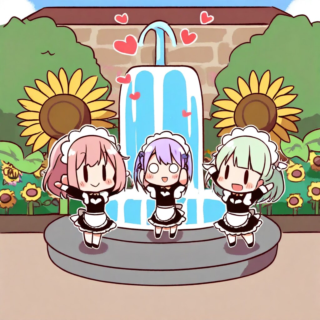 メイド服の仲良しちゃん