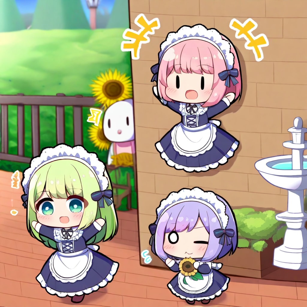 メイド服の仲良しちゃん