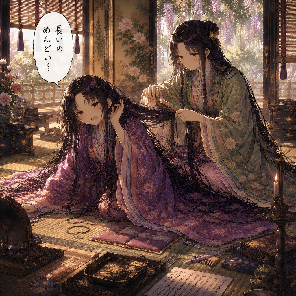 平安貴族女子（ぐうたら姫）