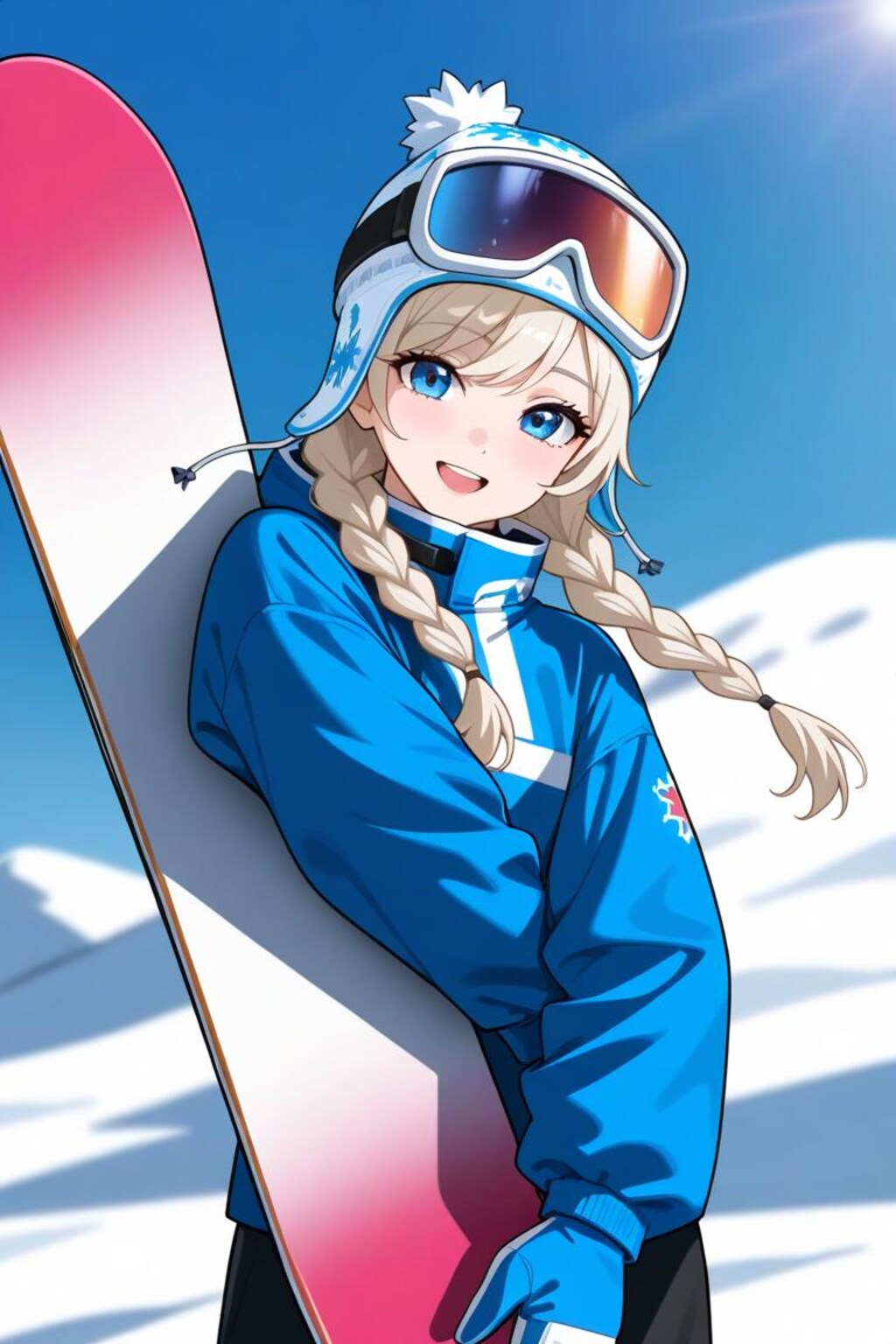 スノボ女子(透け有り)