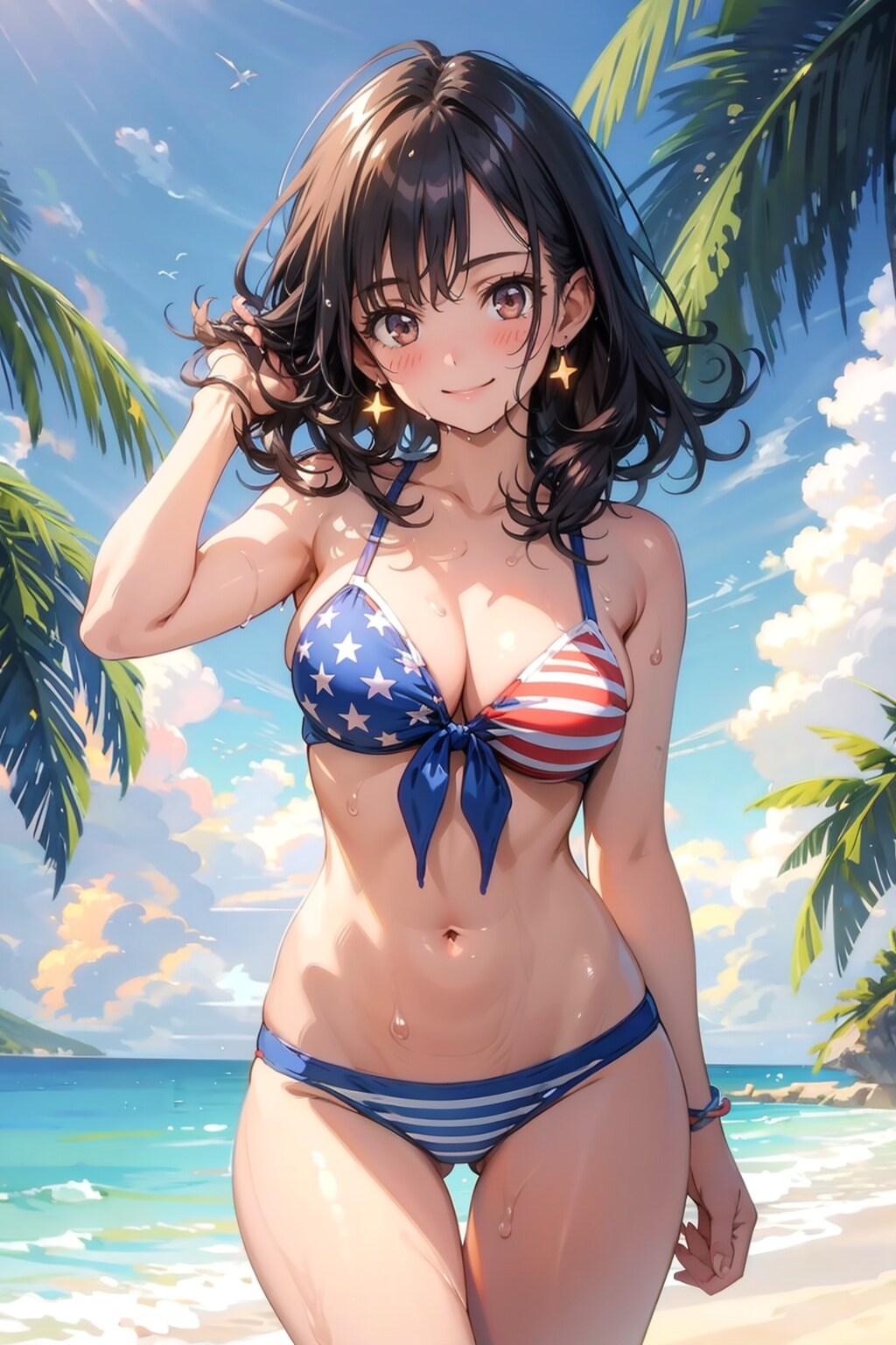 水着美少女