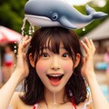 頭の上でクジラ飼ってる子ちゃん 3枚目