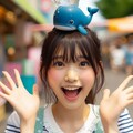 頭の上でクジラ飼ってる子ちゃん 2枚目