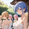 アニメのテコ入れサービスの温泉回 4枚目