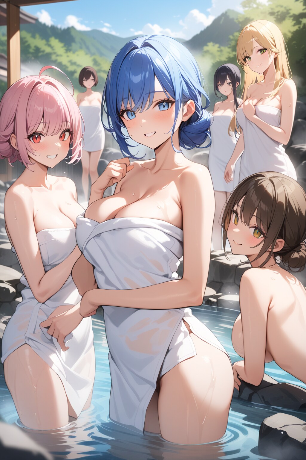 アニメのテコ入れサービスの温泉回