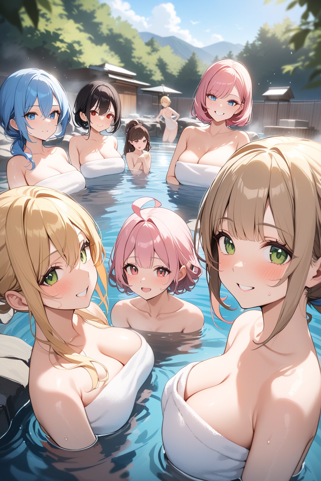 アニメのテコ入れサービスの温泉回