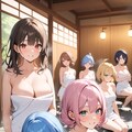 アニメのテコ入れサービスの温泉回 6枚目