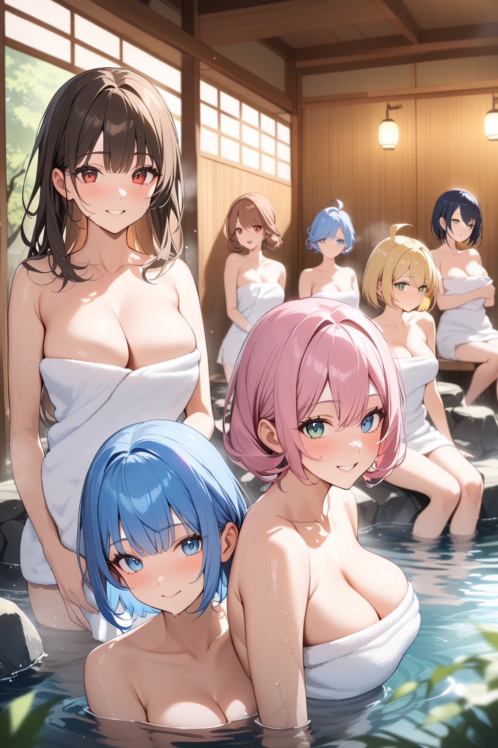 アニメのテコ入れサービスの温泉回