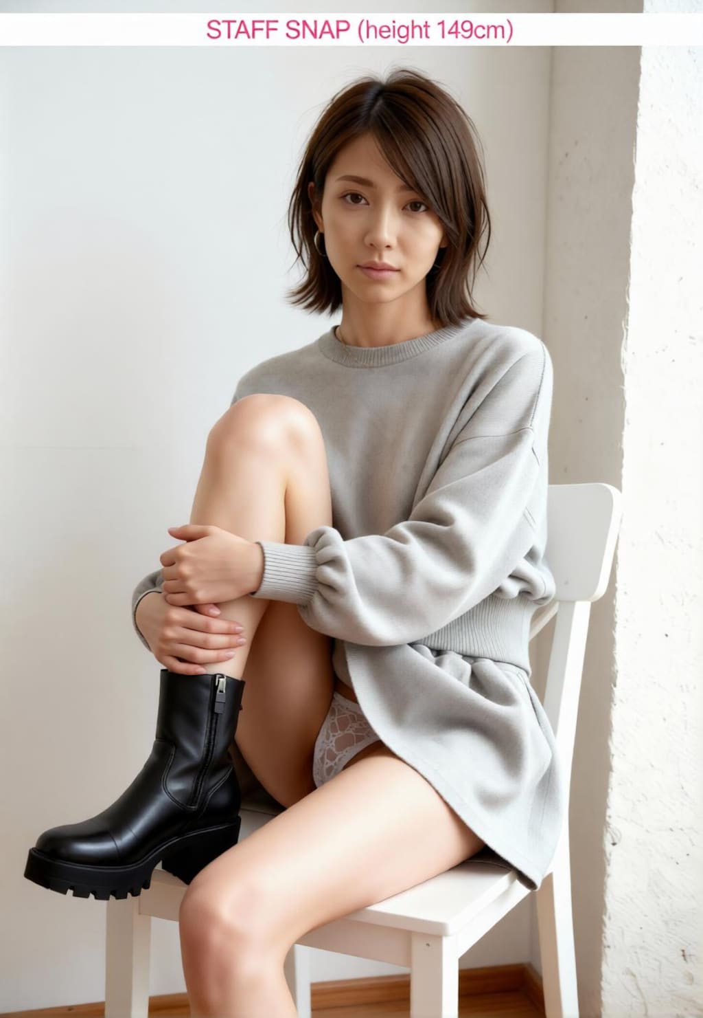 アパレルスタッフゆみさんの初体験　WEB掲載用のスナップ撮影だと思っていたのに…　①