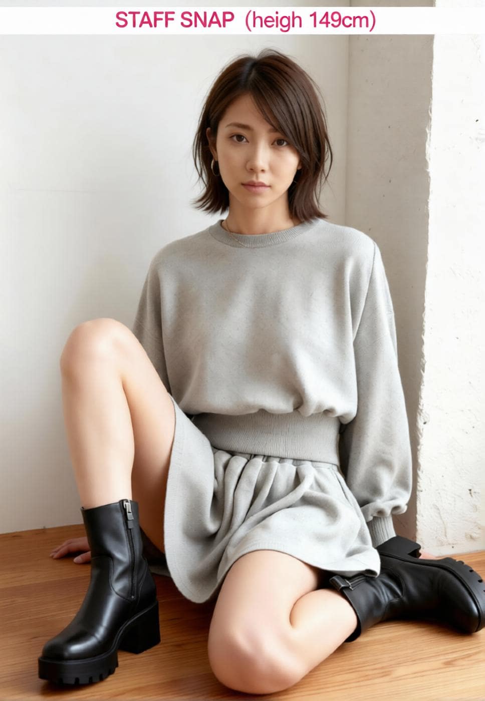 アパレルスタッフゆみさんの初体験　WEB掲載用のスナップ撮影だと思っていたのに…　①
