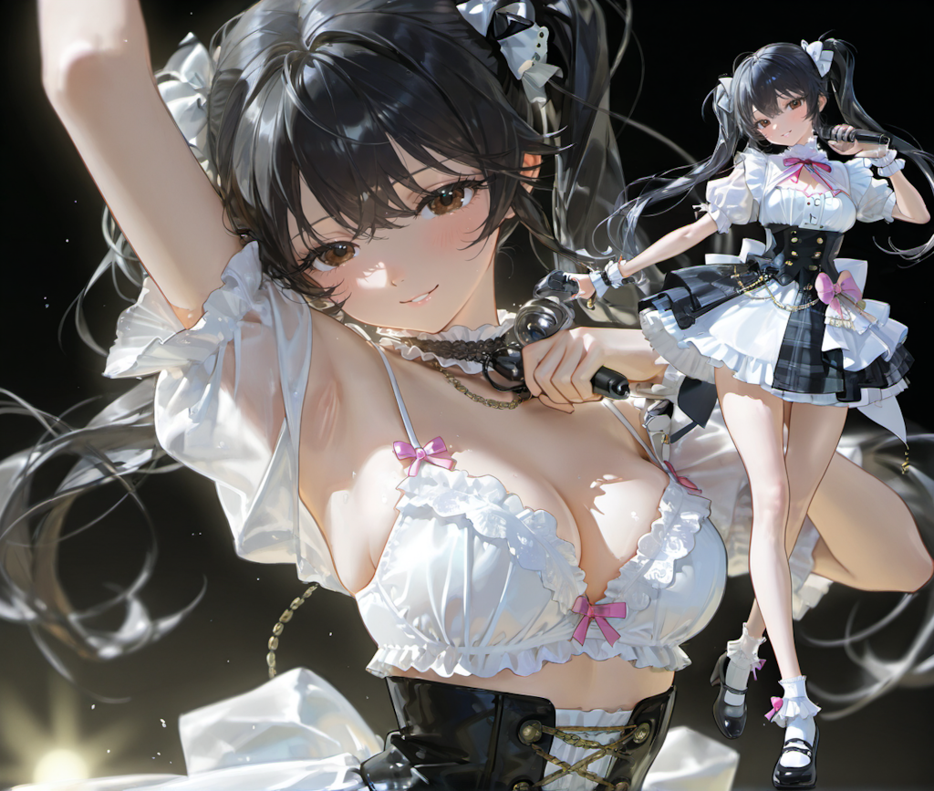 歌うアイドル
