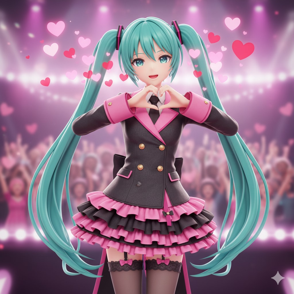 ミクさん バレンタインライブ２💕