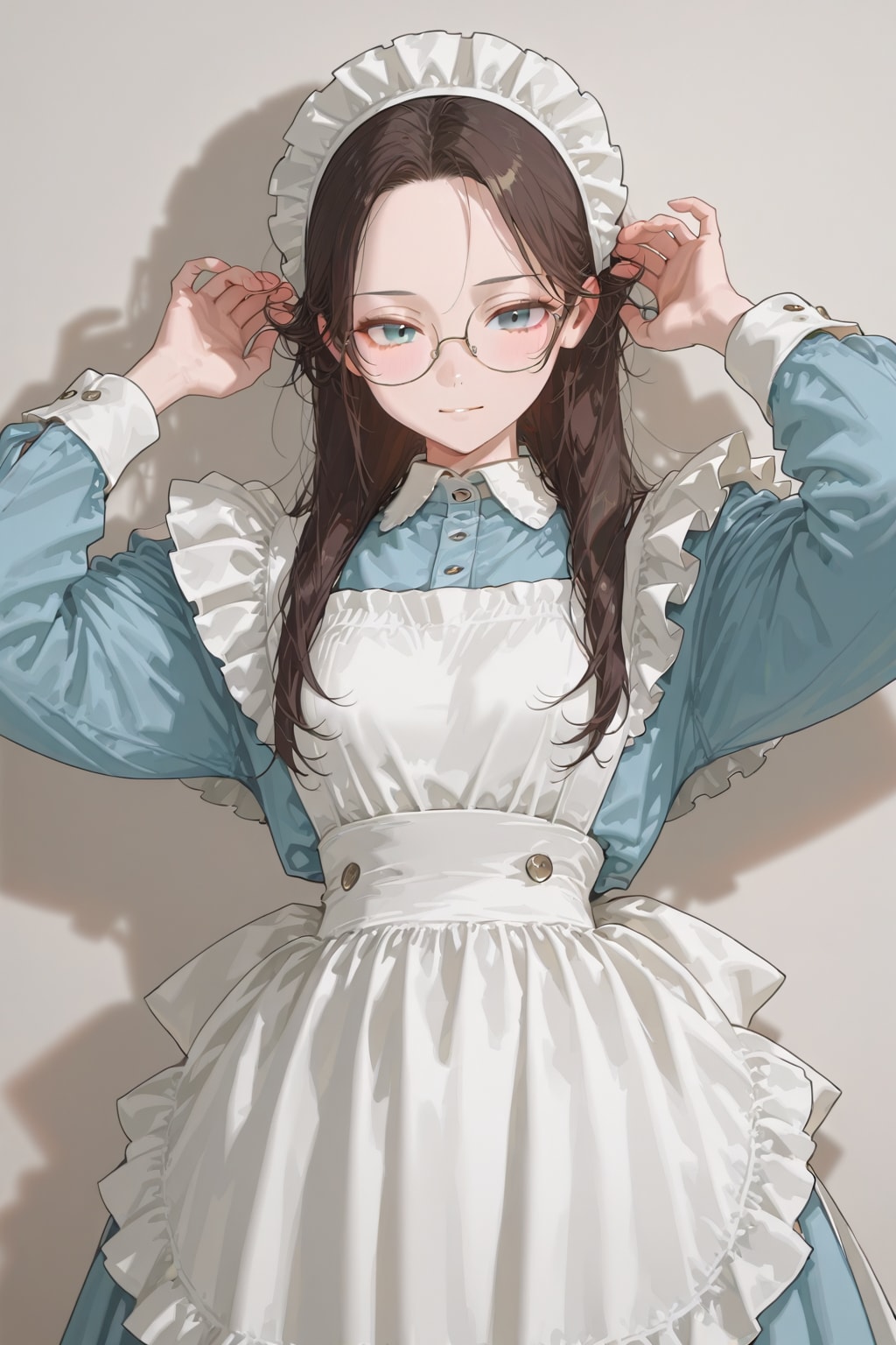 眼鏡メイド | の人気AIイラスト・グラビア