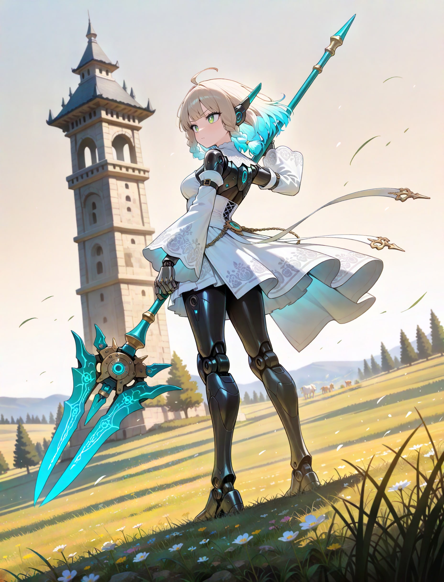 メカ少女（槍） | の人気AIイラスト・グラビア