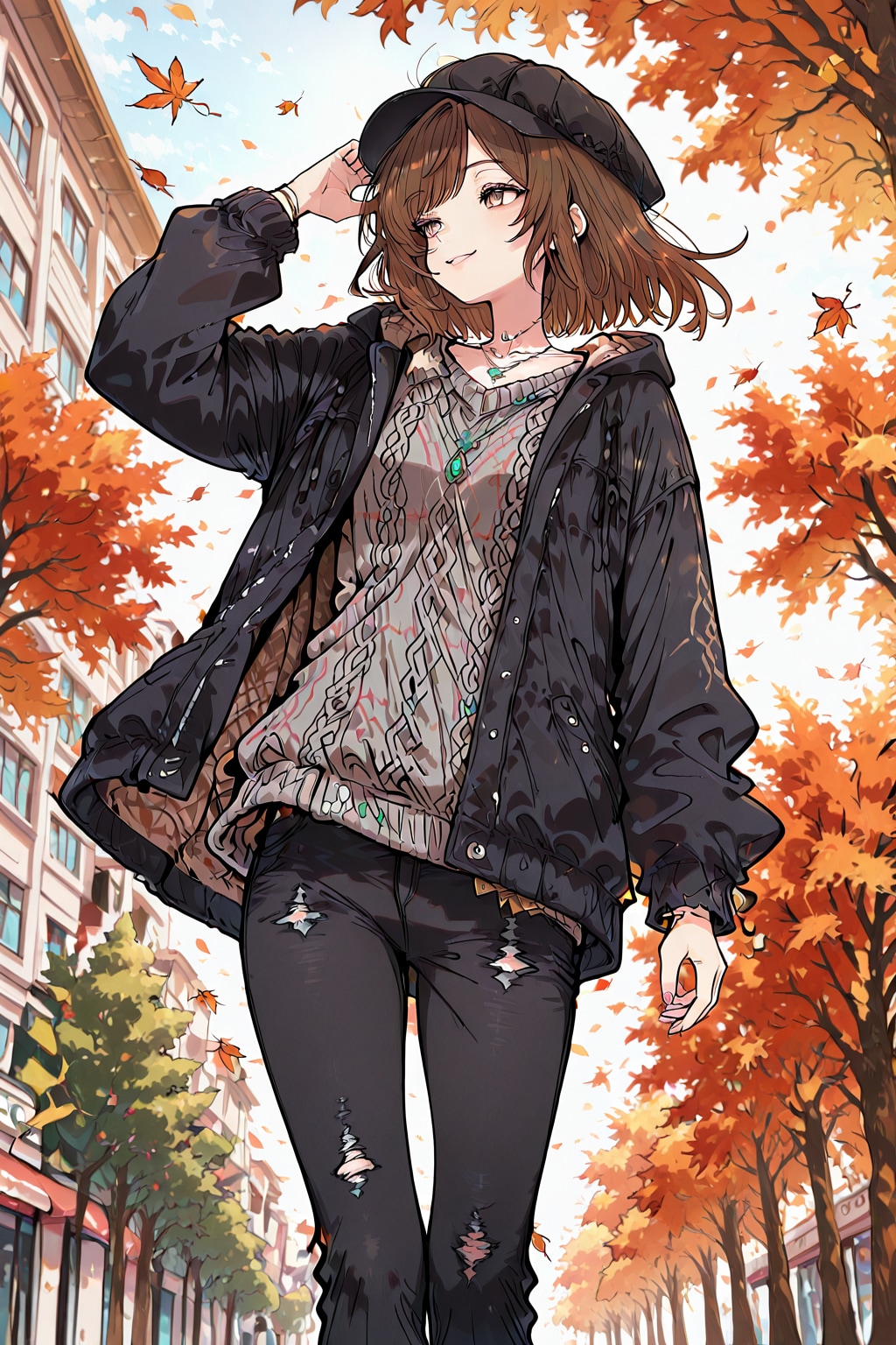 秋の一日 2025　その３０ | の人気AIイラスト・グラビア