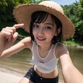 【12枚】夏休みで川遊び 11枚目