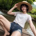 【12枚】夏休みで川遊び 10枚目